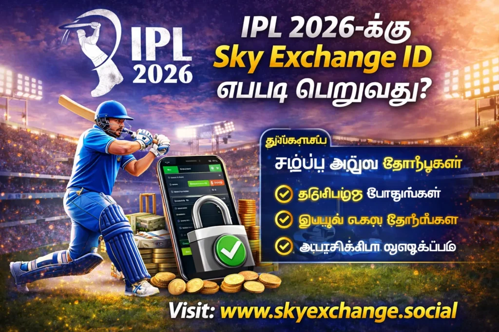 IPL 2026 Sky Exchange ID எப்படி பெறுவது Safe Betting Guide Tamil