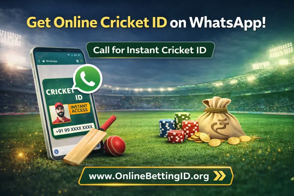 Online Cricket ID WhatsApp Number Get Cricket Betting ID in 2 Min